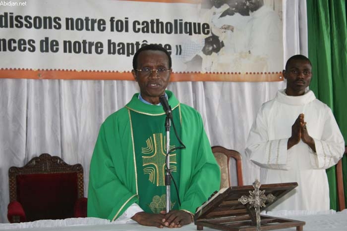 Requiem pour Dominique Pin / Abbé Norbert Abékan :  ‘’Dominique a été un bon samaritain pour le Président Ouattara’’